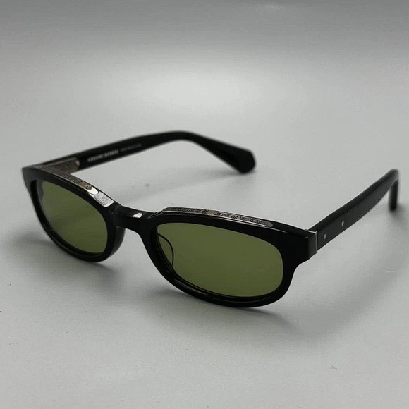 Chrome Hearts Sunglasses Lowrider Black Frame Green Lens